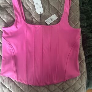 Express pink top. Size L